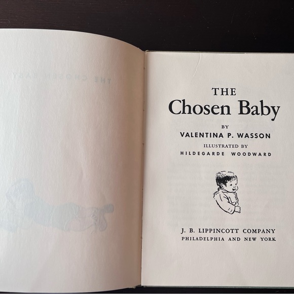 Vintage 1950 Rare Book “A Chosen Baby” by Valentina P Wasson, Children’s Illustr - Picture 6 of 10